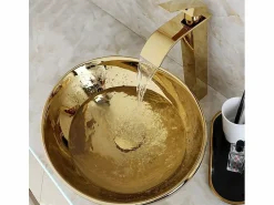 Rea Lavabo Sobre Encimera Sofia Gold Dorado