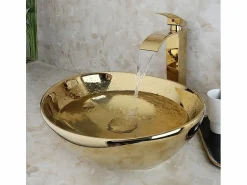 Rea Lavabo Sobre Encimera Sofia Gold Dorado