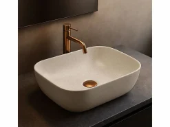Online Rea Lavabo Sobre Encimera Belinda Sandy Beige