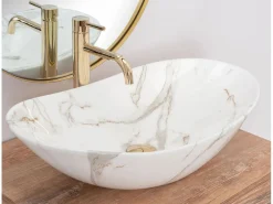 Rea Lavabo Sobre Encimera Royal Shiny Aiax White