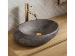 Hot Lavabo Sobre Encimera Roxy A Stone D. Grey Lavabo
