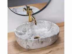 Rea Lavabo Sobre Encimera Lara Stone Beige