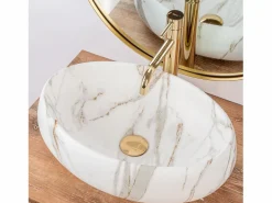 Rea Lavabo Sobre Encimera Linda Lava White Blanco