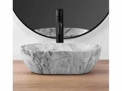Rea Lavabo Sobre Encimera Amelia Mini Light Grey