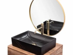 Sale Lavabo Sobre Encimera Inga Marble- Nablatowa Black Lavabo