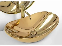 Clearance Rea Lavabo Sobre Encimera Royal Gold Dorado