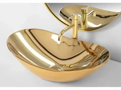 Clearance Rea Lavabo Sobre Encimera Royal Gold Dorado