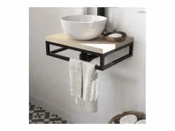 Hot Lavabo SOHO slim + lavabo + grifo + espejo Blanco