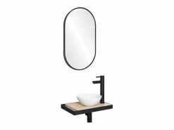 Lavabo SOHO slim + lavabo + grifo + espejo