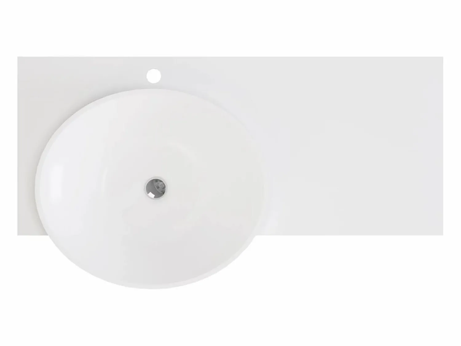 Shower & Design Lavabo suspendido de solid surface con toallero - 100 cm - YUMIKO