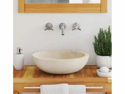 Lavabo 40x12 cm mármol crema Lavabo