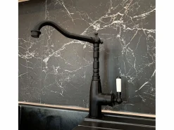 Hot Essebagno Leeds mezclador para fregadero retro Negro