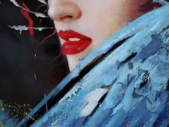 Sale MCW Óleo mujer -H25 pintado a mano, 80x120cm Multicolor