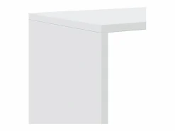 vidaxl Librería biombo de 3 niveles, blanca, 99x29x99 cm, madera de ingeniería Blanco