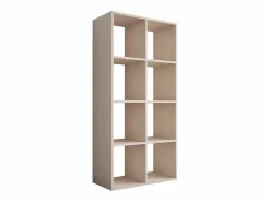Librería con 8 compartimentos – color: cachemira – 147 × 74 × 30 cm, vertical u horizontal