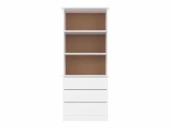 Clicnbuy Librería con cajones ALTA madera de pino 60x35x142 cm
