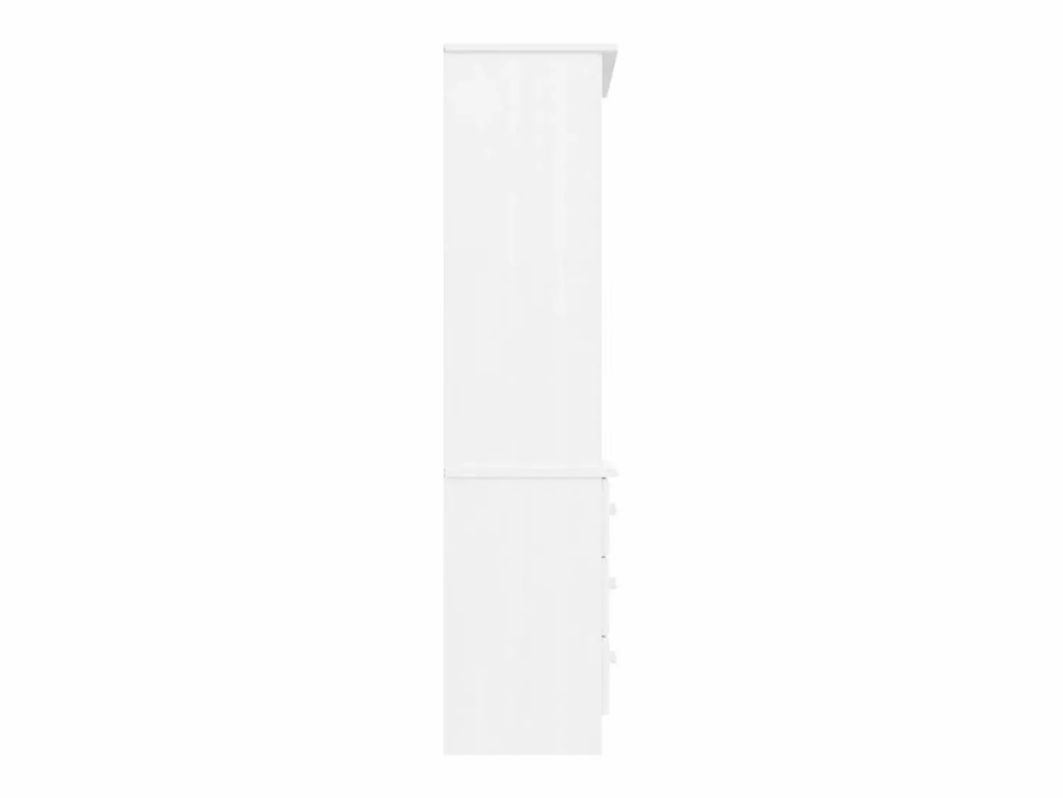 Clicnbuy Librería con cajones ALTA madera de pino 60x35x142 cm