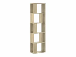Clearance vidaxl Librería de 5 niveles madera roble Sonoma 45x23,5x162,5 cm Color natural claro