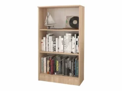 Online Librería haaus Flint, 2 estantes, Roble Sonoma, 70 x 32 x 122 cm Consola Escritorio