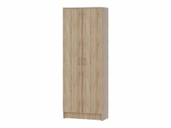 Hot Librería haaus Flint, 2 puertas, Roble Sonoma, 70 x 32 x 196 cm Consola Escritorio
