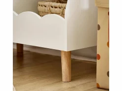 Discount Sobuy Librería Infantil Pequeño para Niños con 1 Estantería y 2 Compartimentos Organizador de Juguetes y Libros para Niños KMB100-K-W ES Blanco