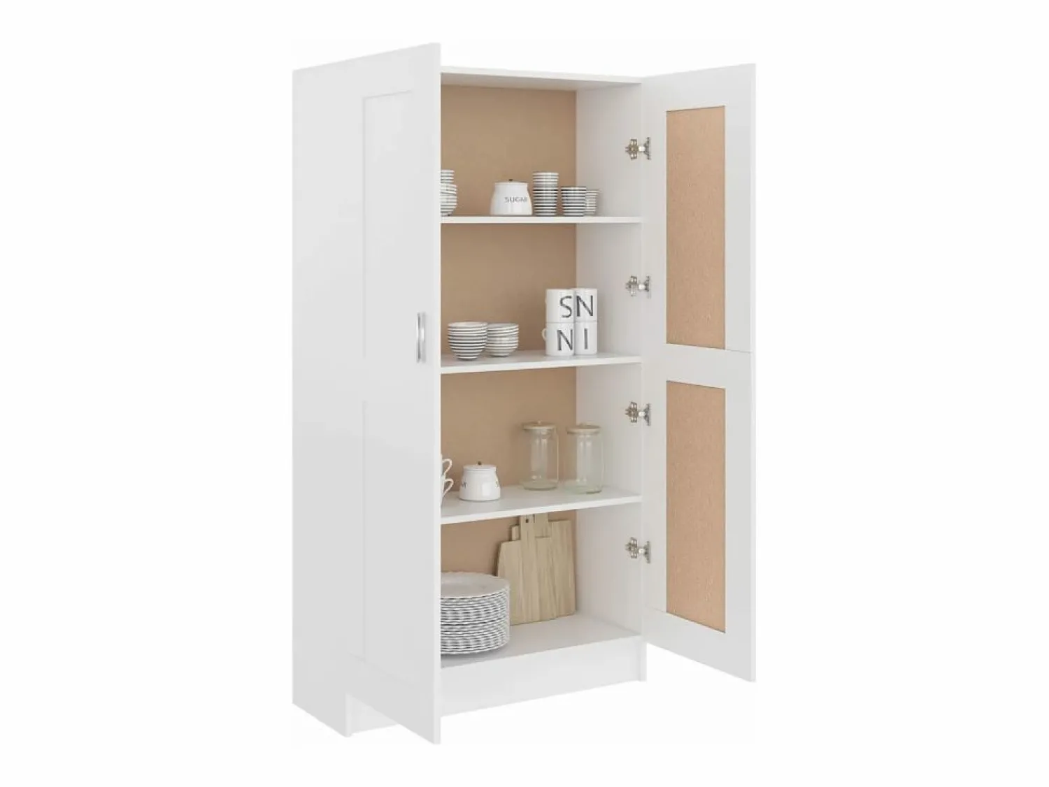 Librería madera de ingeniería 82,5x30,5x150 cm Vitrina