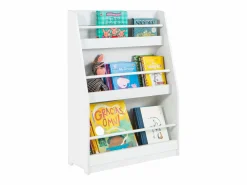 Clearance Sobuy Librería para Niños de Altura de 3 Niveles Estantería Infantil Multifuncional 58 x 18 x 81cm KMB45-W ES Blanco