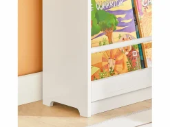 Clearance Sobuy Librería para Niños de Altura de 3 Niveles Estantería Infantil Multifuncional 58 x 18 x 81cm KMB45-W ES Blanco
