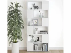 vidaxl Librería separador madera contrachapada 80x24x186 cm