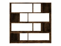 Librería/Separador de ambientes Roble Ahumado 105x24x102 cm