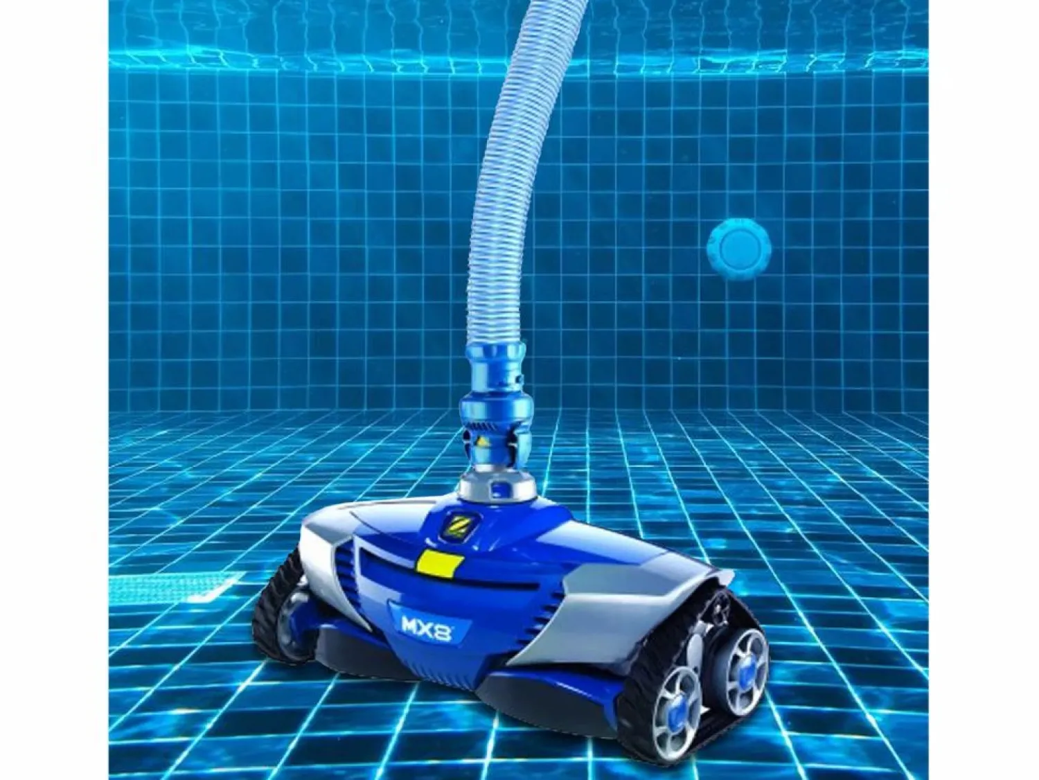Discount ZODIAC Limpiafondos Hidráulico para Piscinas MX8 TM 41x19x22 cm Limpieza de Fondos y Paredes para Piscinas Enterradas Azul