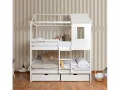Sale Litera + cama de arrastre madera 90x190/90x190cm Cama Litera