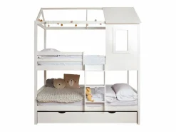 Sale Litera + cama de arrastre madera 90x190/90x190cm Cama Litera