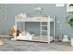 Merax Litera 2 x 90 x 200 cm - cama de hierro -