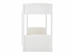 Outlet Vente-unique Litera 2 x 90 x 200 cm con 2 cajones en Pino y MDF color - LIMODARA Blanco