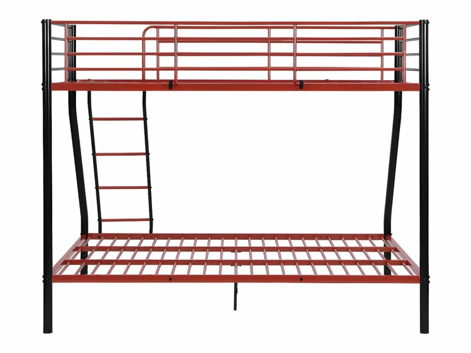Online Vente-unique Litera 90 x 190 y 140 x 190 cm acero negro y rojo ELEVATIO IV Negro / Rojo
