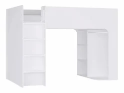 Online Litera alta 90 x 190 cm con almacenamiento - COLUMI Cama Alta|Cama Con Almacenaje