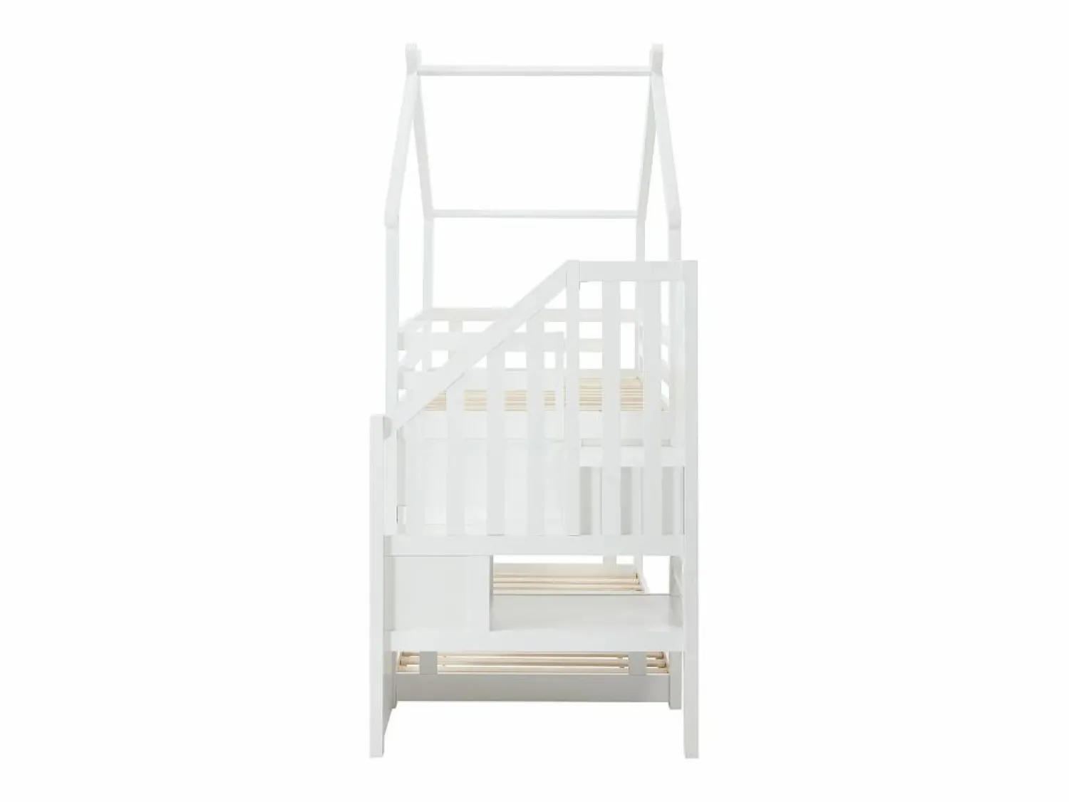 Sale Litera cabaña 90 x 190 cm en pino y MDF color - TALETY Cama Litera