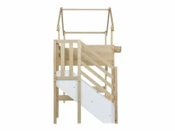 Sale Litera de 90 x 200 cm - pino - y natural - colchón no incluido Blanco