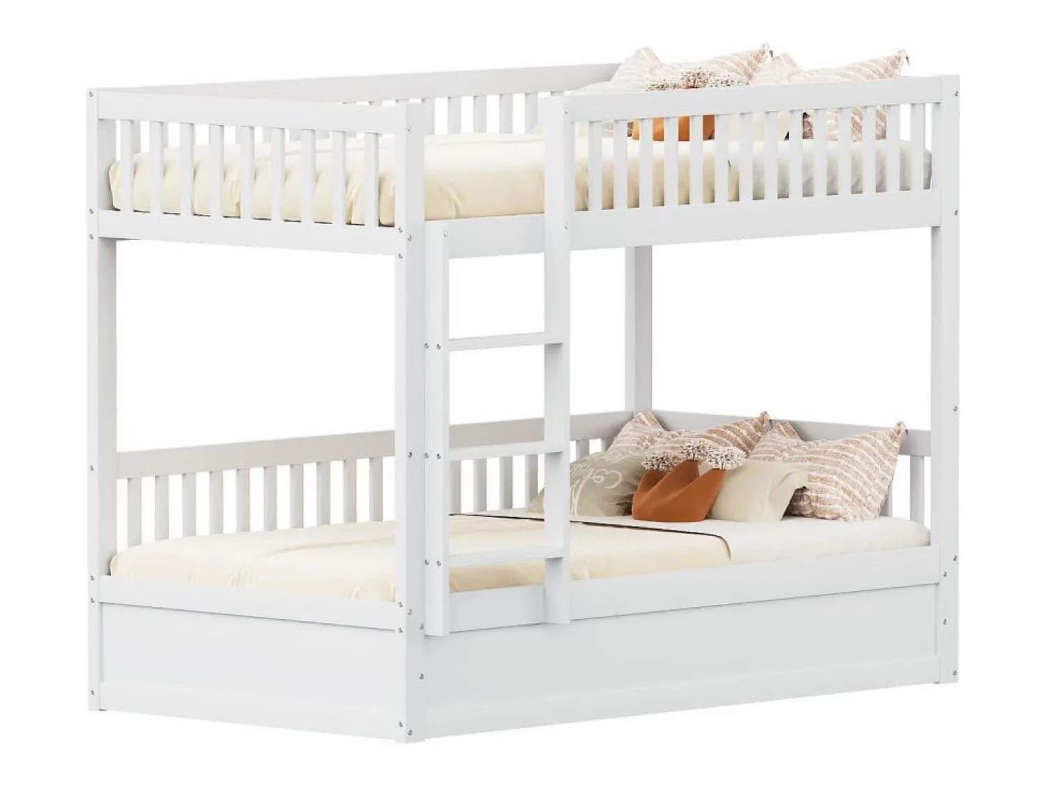 ModernLuxe Litera infantil 90×200 cm - Madera maciza - Cama con almacenamiento inferior - (colchón no incluido)