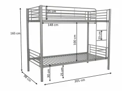 Sale Litera Metalica Doble Cama 90cm AS-110 Cama Litera