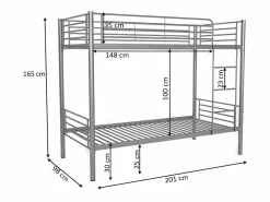 Sale Litera Metalica Doble Cama 90cm AS-110 Cama Litera