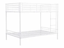 Outlet Vente-unique Literas 2 x 120 x 190 cm blancas - DUOTIS II Blanco
