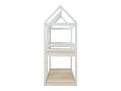 Clearance Literas cabaña 2 x 90 x 190 cm en Pino y MDF + colchón - LIDOVARA Cama Montessori