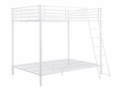 Online Vente-unique Literas de metal GEMINI (2 x 140 x 190 cm) Blanco