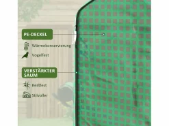 Online Lámina de recambio para invernadero, protección UV, puertas y ventanas enrollables, plástico, (140x73x190 cm) Invernadero De Jardín