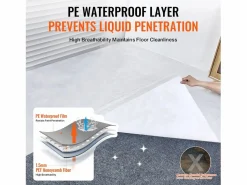 Discount Lámina Protectora para Alfombras SucceBuy, 99 x 3048 cm, Easy Cut Floor Shield, Compatible con Toda una Gama de Materiales para Alfombras Sticker