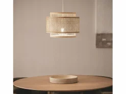 Ledkia Lámpara Colgante Bambú Bangkal Natural