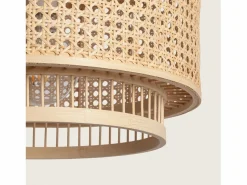 Ledkia Lámpara Colgante Bambú Bangkal Natural