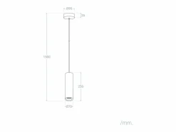 New Ledkia Lámpara Colgante Cemento Padang Beige